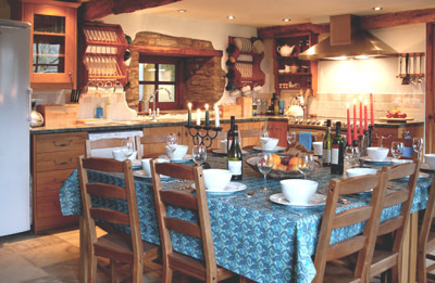 Abercynafon Farm Barn - kitchen